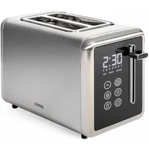 LIVOO DOD205 Digitaler Toaster mit Touch-Bedienfeld - Silber