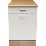 yourkitchen Unterschrank Andy 50 x 90 x 60 cm Weiß