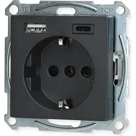 Merten USB-Steckdose 1 St. Anthrazit