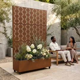 casa.pro Aaskis 190 x 120 x 38 cm Braun