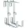 Alba Krapf Blumenkastenhalter 3-fach verstellbar 2er Set