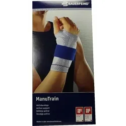 Manutrain Handgelenkbandage Größe 4 links schwarz
