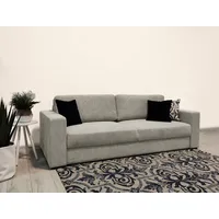 Home affaire Schlafsofa Calrence, mit aufklappbarer Bettfunktion, zwei Armlehnevarianten in der Serie beige