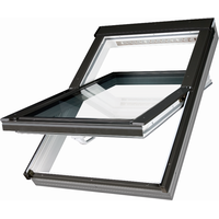 Dachfenster dreifach Verglasung aus Kunststoff Fakro PTP-V U5 und Eindeckrahmen - Uw: 0,95 W/m2K