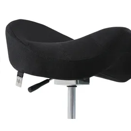 HJH Office Sattelhocker MOVE-TEC 3D PRO I Stoff 58 x 83 x 58 cm Schwarz