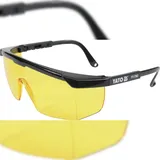 Yato TRIZERATOP Gelbe Schutzbrille Typ 9844 mit UV-Filter und Seitenschutz