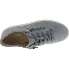 Gabor Damen Low-Top Sneaker Blau 42,5