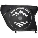 Vevor Fahrrad Transporttasche, Triathlon-Fahrradtasche mit TSA-Schloss & Doppelreißverschluss, bis max. 106 cm Radstand, für Reisen, Outdoor-Aktivitäten, Zug-, Flugzeug- & U-Bahn-Transport