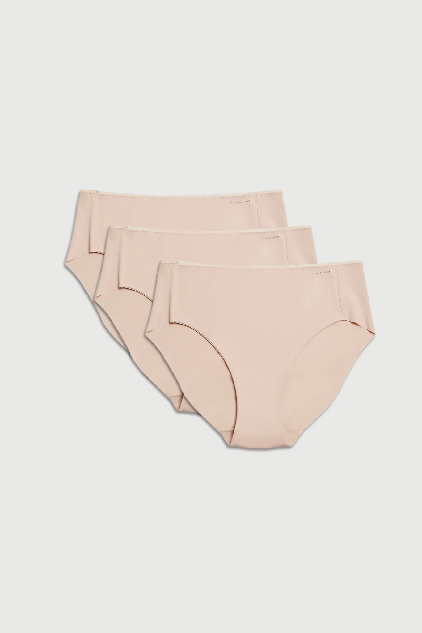 Shapingslip YSABEL MORA, Damen, Gr. L, beige (natur), Obermaterial: 75% Polyamid, 25% Elasthan, unifarben, Unterhosen, aus verstärktem Material und mit bedeckter Passform