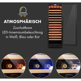 Klarstein - Weinkühlschrank 433 Ltr 165 Fl. Schwarz