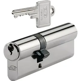 BKS Profildoppelzylinder PZ 8812 50/80mm NuG beids.Anz.Schlü.3