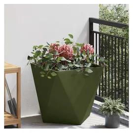 vidaXL Pflanzkübel 50 x 50 x 50 cm Olive Grün