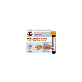 Doppelherz System Kollagen 11.000 Curcuma + Ingwer Trinkfläschchen 30 St.