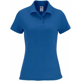 FRUIT OF THE LOOM Lady-Fit Premium Polo Blau M