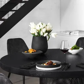 Villeroy & Boch Manufacture Collier Vasen-Set Carré 3-teilig noir