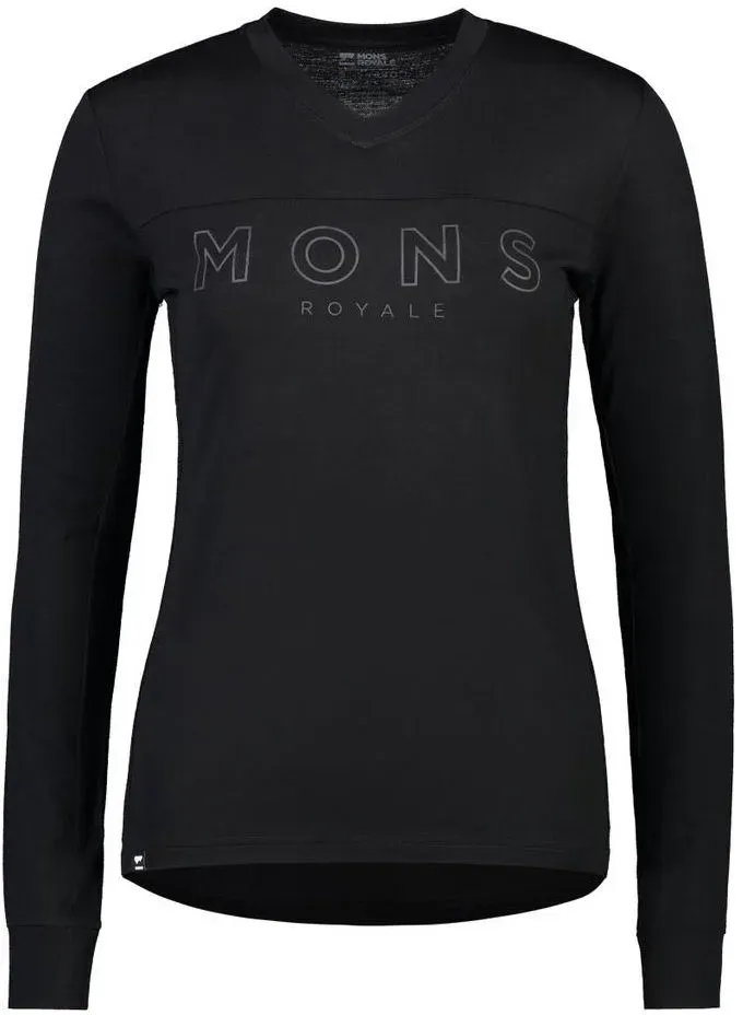 Mons Royale Womens Redwood Merino VLS black S