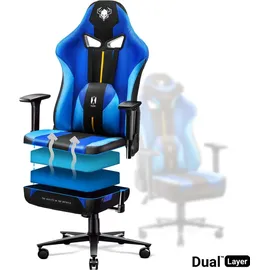 Diablo Chairs X-Player 2.0 Normal Size Gaming Chair schwarz/blau