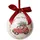 Christmas Decorations Kaemingk Weihnachtskugel Kunststoff 10cm - Christbaumkugel mit Weihnachtsauto Motiv Weihnachtsbaumkugel Christbaumschmuck Weihnachtsbaumdeko bruchfest Weiß Rot