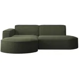 kaiser möbel Ecksofa, Sofa L form, Couch L form MODENA STUDIO stoff Neve Olive Links - Grün