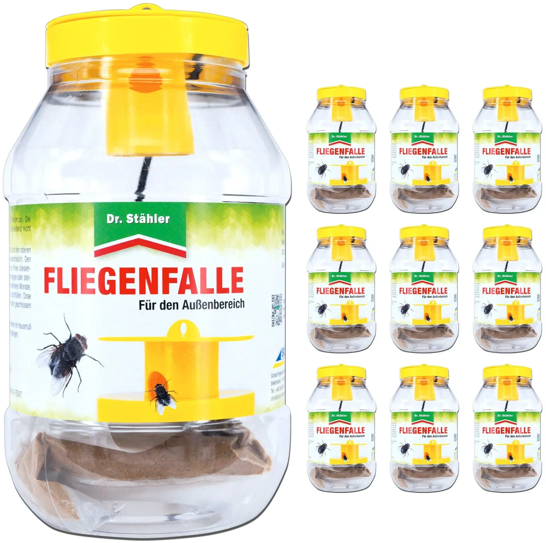 Silberkraft Fliegenfalle Aussenbereich 10 St