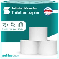 Wepa Toilettenpapier liquify 2-lagig 8 Rollen