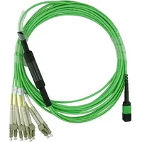 BlueOptics LWL MPO/4xLC Breakout Kabel OM5 7.5 Meter (7.50