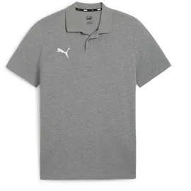 Puma teamGOAL Casuals Poloshirt Herren 33 medium gray heather/white L