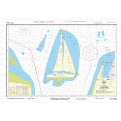 Glückwunschseekarte Schiffstaufe Segelboot
