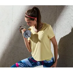 Tchibo - Sportshirt - Damen - Gr. L - gelb