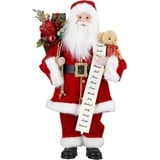 Uten Weihnachtsmann 44cm/ 18“ Santa Claus Figuren animierte Weihnachtsstern stehend Santa Figur mit Geschenk und Weihnachtsbaum für Tischplatte Figur Ornamente Weihnachtsfeier