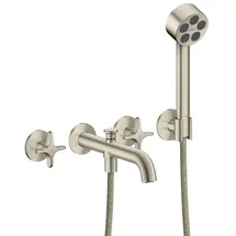 Axor One Unterputz-Wannenarmatur Zweigriffmischer Nickel