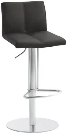 Mayer Bar- und Tresenhocker myKLEO mit Steppnaht 1242 Schwarzgrau Vintage