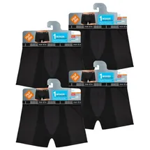 NUR DIE Retro Pants Boxer 3D-Flex Air Retroshorts schwarz M 4er Pack