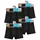 NUR DIE Retro Pants Boxer 3D-Flex Air Retroshorts schwarz M 4er Pack