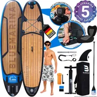 BLUEMARINA SUP Board Set Ariki 325 x 86 x 16,5 cm schwarz