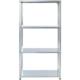 ar shelving Schraubregal Verzinkt 250 x 80 x 40 cm 4 Böden 100 kg