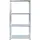 ar shelving Schraubregal Verzinkt 250 x 80 x 40 cm 4 Böden 100 kg