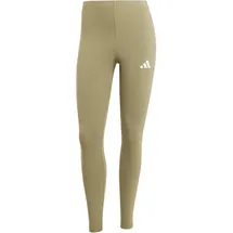 adidas Essentials 3-Streifen Cotton Damen Tights, grün - M