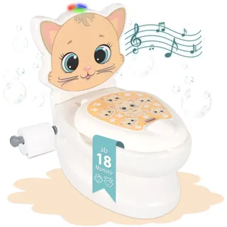 pilsan Töpfchen mit Spülgeräusch Katze, Kindertoilette