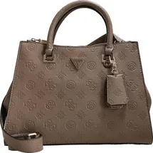 GUESS Handtasche Cresidia II Society Satchel Dark Taupe