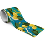Muralo Tapetenbordüre selbstklebend 10 cm x 300 cm 300 g Beige/Blau/Grün