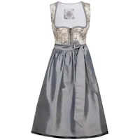 MarJo Trachtenkleid Mini Dirndl 2tlg. 50 cm BEA vanilla-taupe beige 34