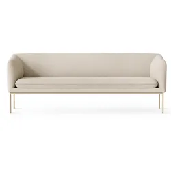 Ferm Living - Turn Sofa, 3-Sitzer, cashmere / off-white (Bouclé)
