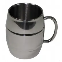 Max Fuchs MFH - Max Fuchs Krug Edelstahl doppelwandig, Größe 450 ml