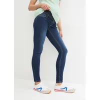 bonprix Umstandsjeans BONPRIX, Damen, Gr. 34, N-Gr, blau (nachtblau denim), Obermaterial: 82% Baumwolle, 17% Polyester, 1% Elasthan.