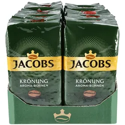 Jacobs Krönung Aroma-Bohnen ganze Bohnen 500 g, 12er Pack