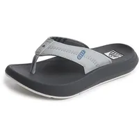 Reef Herren Swellsole Cruiser Flipflop, Grau/Hellgrau/Blau, 45 EU - 45 EU