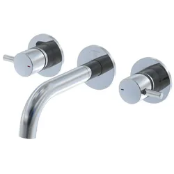 Steinberg 3-Loch Waschtisch-Wand-Armatur 100 1902, chrom 100 1902