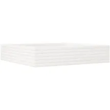 vidaXL Pflanzkübel 110 x 110 x 23 cm Weiß