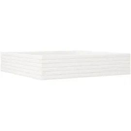 vidaXL Pflanzkübel 110 x 110 x 23 cm Weiß